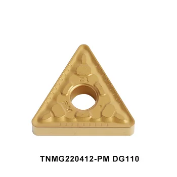 10VNT TNMG220412 PM Karbido Tekinimo Įdėklai Originalus TNMG Geros Kokybės CNC Staklės, Pjovimo staklės Plieno