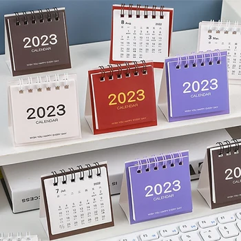 2023 Mielas Kūrybos Mini Stalinis Kalendorius Apdailos Kanceliarinės Prekės Mokyklinės Prekės, Kawaii Stalo Kalendorius, Raštinės Reikmenys