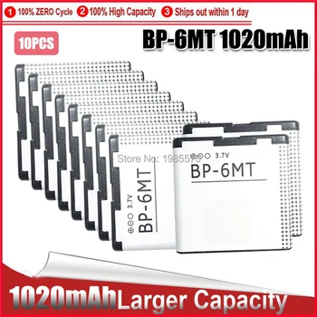 10VNT BP-6MT / BP6MT / BP 6MT 1050mAh išmanųjį Telefoną, Bateriją, Skirta 