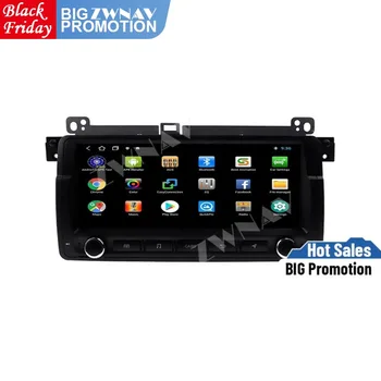 64G DAB Fm Radijas Kontrolės Android 9 BMW E46 Automobilių stereo su ekrano Grotuvas GPS Navi 