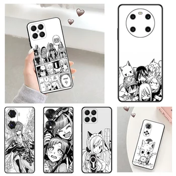 EDENS NULIO Manga Minkštas Telefoną Atveju Garbę X9 X8 5G X7 X6 70 60 50 30i X40 Žaisti 6T 9A 6C Magic4 Pro 8X 20 Lite Matinis Dangtelis