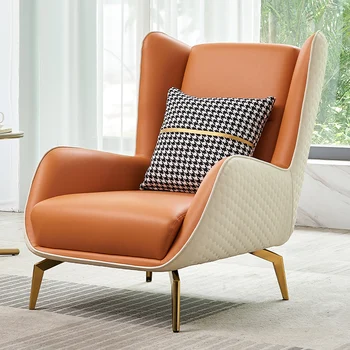 Prabanga Šiaurės Kėdės Lounge Šiuolaikinės Italų Dizaineris Nežiūriu, Recliner Kėdės, Miegamojo Minimalistinio Chaises Gyvenimo Kambario Baldai