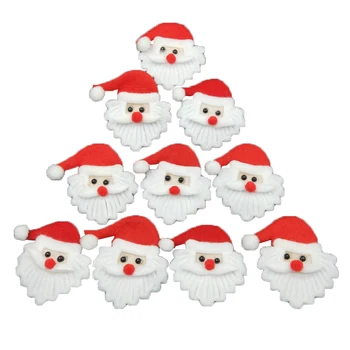 10 Vnt Santa Claus Sniego, Kalėdų Elnių Kalėdų Puošybos Ornamentais Šalies Namų Dekoro Siuvimo Medžiagų, Rankų Darbo Dovana Padaryti