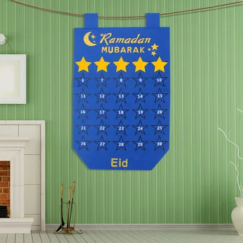 Ramadanas Šalies Prekių 30days Advento Kalendorius Eid Mubarakas Dekoro Kabinti Manė, Atgalinės atskaitos Kalendorius Vaikams Dovanos Audinys