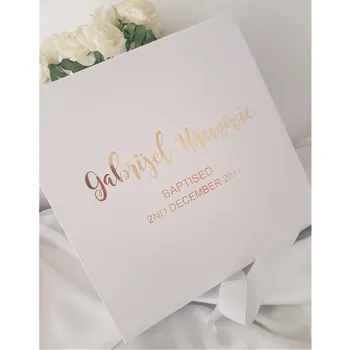 Folija aukso bridesmaid lauke užsakymą elegantiškas lankas sveiki ačiū, dovanų dėžutes, gimtadienio dovanų dėžutė gėlė mergina dėžutė vestuvių pasiūlymo lange