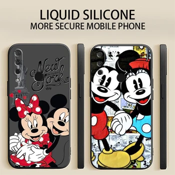 Disney Mickey Telefoną Atveju HUAWEI P20 30 P40 Lite Pro Plus P20 Lite 2019 P Smart 2019 2020 Z 5G Minkšto Silikono Padengti Coque
