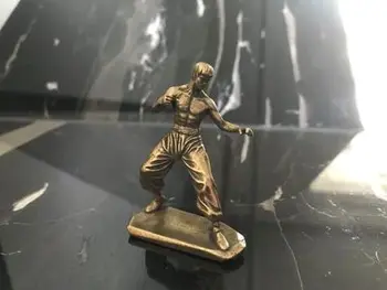 Išskirtinį vario Bruce Lee papuošalai pav skulptūros modelį, rankų darbo, namų aksesuarai, veranda kūrybos arbatos pet apdailos kovos