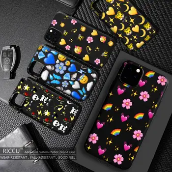 Mielas Meilės Širdyje, Rainbow Telefono dėklas Skirtas iphone 11 12 Mini Pro Max X XS MAX 6 6s 7 8 Plius XR SE2020 priedai Dangtis