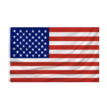 Amerikos Vėliavos 3x5ft 90x150cm - Poliesteris, JAV, Jungtinių amerikos valstijų Nacionalinės Vėliavos su Žalvario Grommets