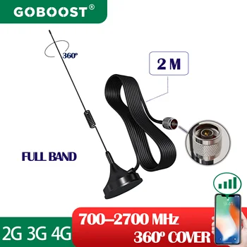 GOBOOST 3G 4G Tinklo Korinio ryšio tinklo Signalo Stiprintuvas Kambarinė Antena 700mhz-2700 mhz Interneto Stiprintuvo LTE DCS WCDMA 900 1800 2100