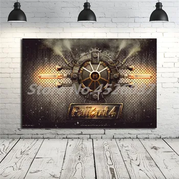 Fallout 4 Žaidimo Plakatas HD Drobė Meno Tapybos Sienos, Nuotraukos, Iliustracijos Už Kambarį Šiuolaikinių Namų Puošybai