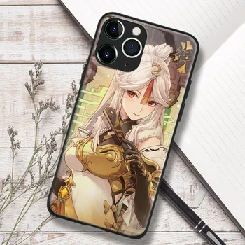 Ningguang Genshin Poveikio Žaidimas Anime Minkšto Silikono Stiklo Telefono dėklas skirtas IPhone SE3 6 7 8 14 Plus X Xr Xs 11 12 13 Mini 14 Pro Max