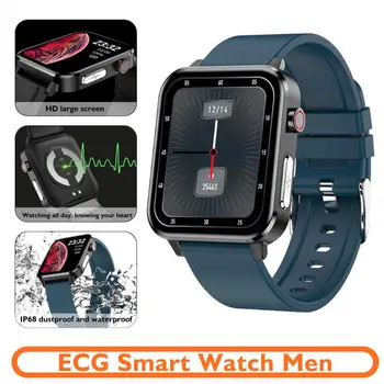 EKG Vyrų Smart Žiūrėti Su Kūno Temperatūrą, Stebėti Sporto Smartwatch Sveikatos Širdies ritmo Monitorius Multi Sporto Režimas IP68 Vandeniui