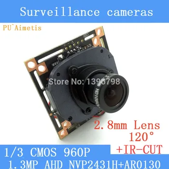 PU'Aimetis 1.3 MP 1280*960 HAINAUT VAIZDO 960P mini naktinio matymo Kamera Modulis 1/3