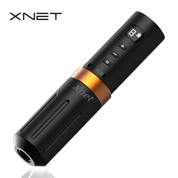 XNET Plius Nešiojamos Belaidžio ryšio Tatuiruotė Mašina Pen Stiprus Coreless Motorinių 1800mah Ličio Baterija LCD Skaitmeninis Ekranas Menininko Kūno