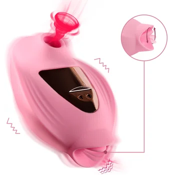Nešiojami Čiulpti Kalba Lyžis Kiaušinių Šokinėja Vibratorius Moterų Masturbator Moters Klitorio Stimuliacija Massager Seksualus Žaislai