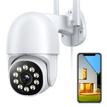 Tuya 3MP HD Smart Home IP Camera 4x Zoom AI Žmonių Auto-Sekimas PTZ Kamera IR Spalvų Naktinio Matymo Vaizdo Stebėjimo Kameros WiFi