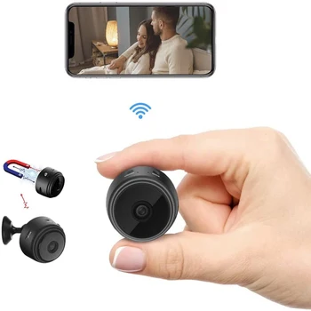 A9 Smart Mini Kamera 4k 1080P IP Kamera, Namų Saugumo IR Naktį Magnetinio Belaidžio Nany Vaizdo Stebėjimo Kameros Wifi