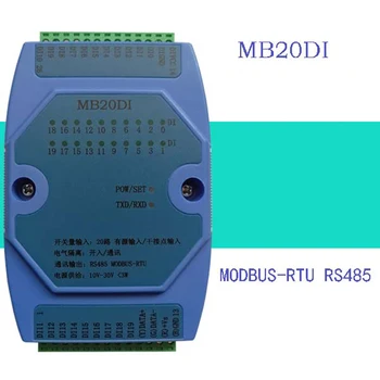 MB20DI Skaitmeninės Įvesties 11-kanalo 20Channel Atidaryti-Atskirai Įsigijimo Modulis RS-485 MODBUS RTU Ryšio