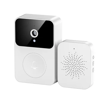 Su baterijomis, IR Naktinio Matymo Vaizdo durų skambutį Balsu,-keičiasi HD Kamera Praktiniai Pažangaus Belaidžio Namų Saugumo, 2-Way Audio