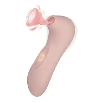 USB Įkrovimo Galingas Clit Sucker Vibratorius Vibruojantis Liežuvio Spenelių Čiulpti Klitorio Stimuliatorius Etotic Sekso Žaislai Moterims Masturbator